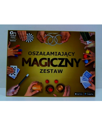 Oszałamiający magiczny zestaw 150 sztuczek złota edycja CARTAMUNDI