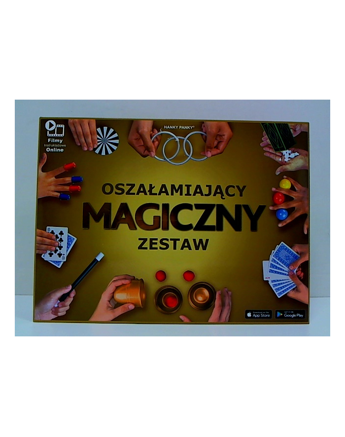 Oszałamiający magiczny zestaw 150 sztuczek złota edycja CARTAMUNDI główny