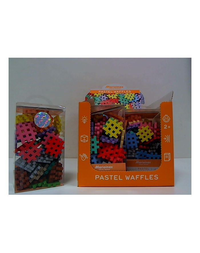 mario-inex Klocki Waffle mini pastel 70 sztuk 667 Marioinex główny