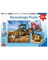 ravensburger Puzzle 3x49el Maszyny budowlane 050321 - nr 8