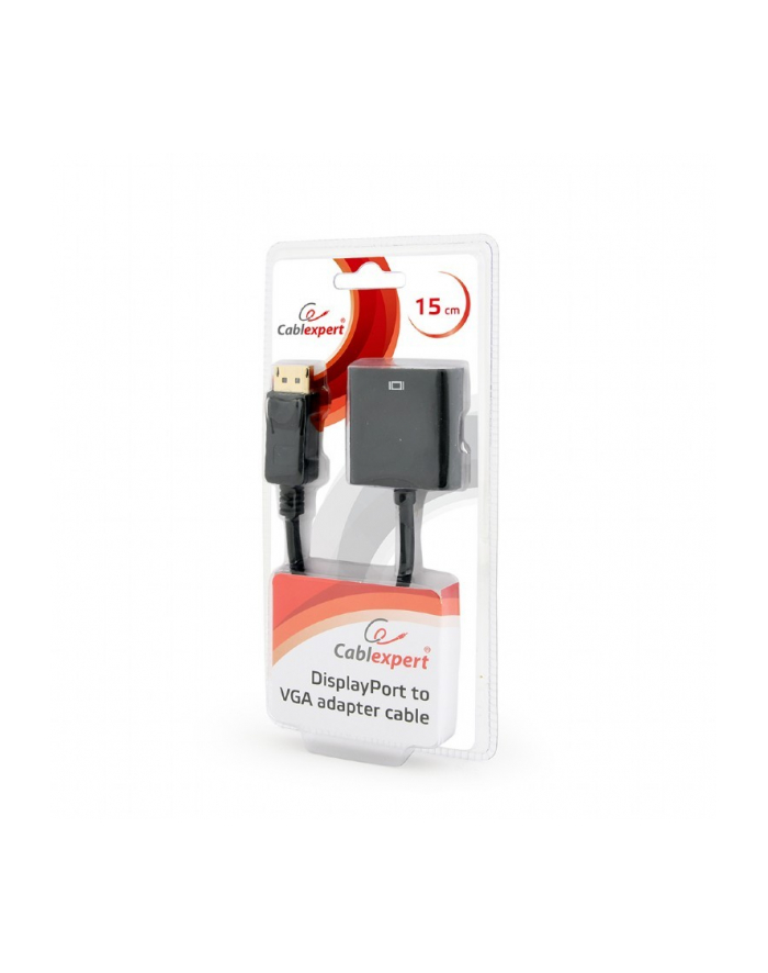 gembird Adapter DisplayPort do VGA czarny główny