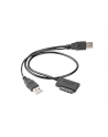 gembird Adapter USB(M)+Power -> SATA Slim SSD (na kablu) - nr 1