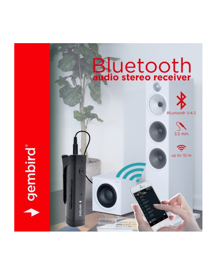 gembird Odbiornik Bluetooth audio główny