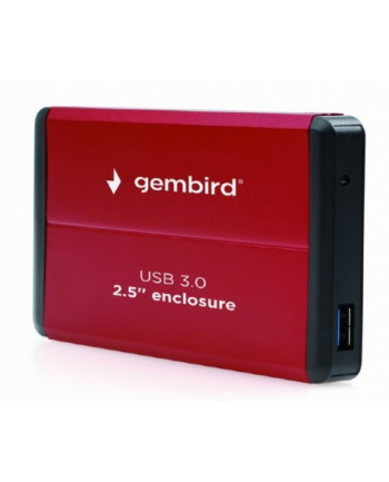 gembird Kieszeń zewnętrzna HDD 2.5'' Sata USB 3.0 Red