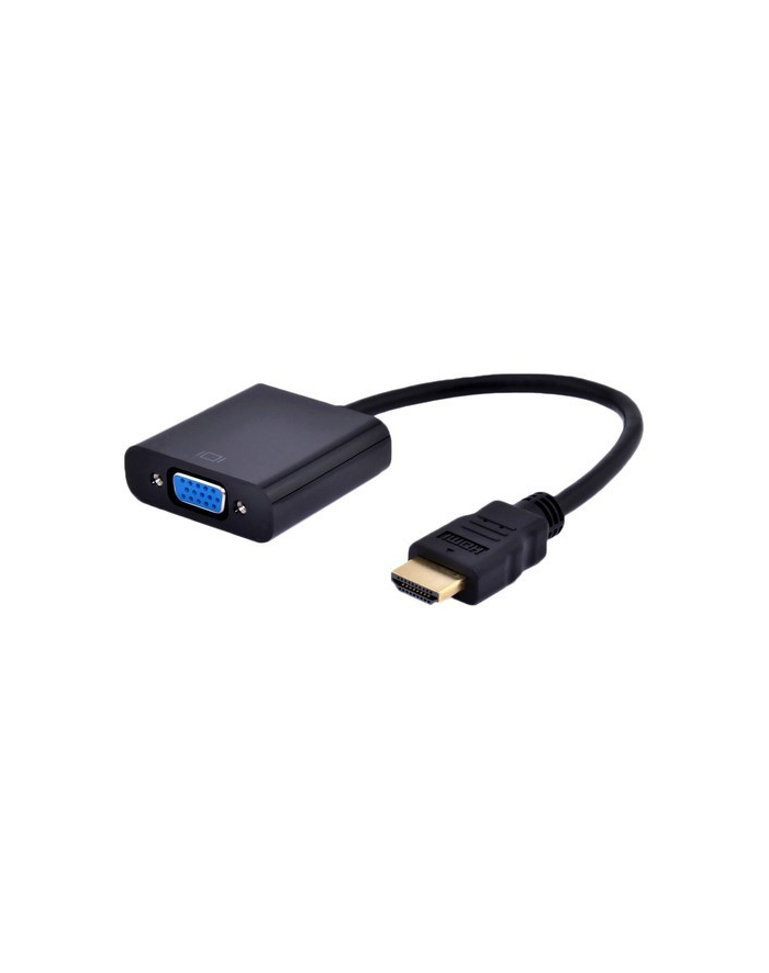 gembird Adapter HDMI-A(M)->VGA(F) na kablu główny