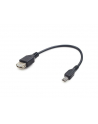 gembird KABEL USB MICRO BM->AF USB 2.0 OTG 15CM długi wtyk - nr 1