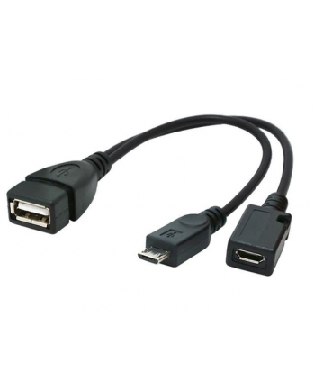 gembird KABEL USB MICRO AF-BM+(F) USB 2.0 OTG 15CM