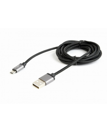 gembird Kabel Micro USB oplot tekstylny/1.8m/czarny