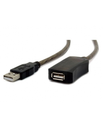 gembird Przedłużacz USB 2.0 typu AM-AF 10m aktywny czarny