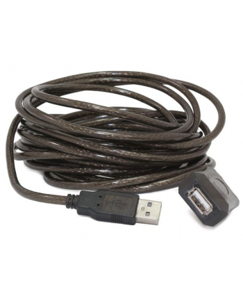 gembird Przedłużacz USB 2.0 typu AM-AF 5m aktywny czarny