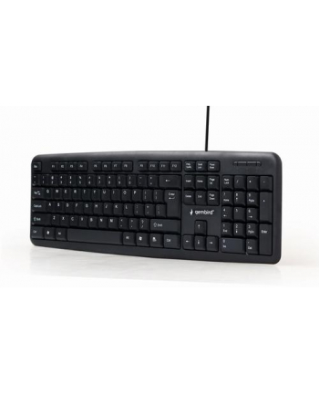 gembird Klawiatura Standardowa USB Czarna KB-U-103