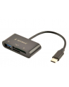 gembird Czytnik kart na USB-C SDXC/combo/czarny - nr 5