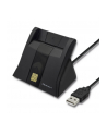 qoltec Inteligentny czytnik chipowych kart ID | USB 2.0 | Plug&play - nr 12