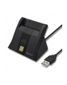 qoltec Inteligentny czytnik chipowych kart ID | USB 2.0 | Plug&play - nr 1