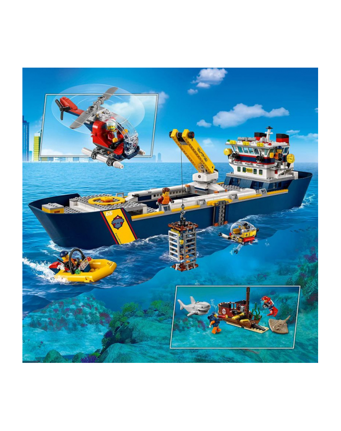 LEGO 60266 CITY Statek badaczy oceanu p3 główny