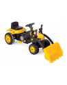 artyk PROMO Traktor na pedały z łyżką żółty 073151 - nr 1
