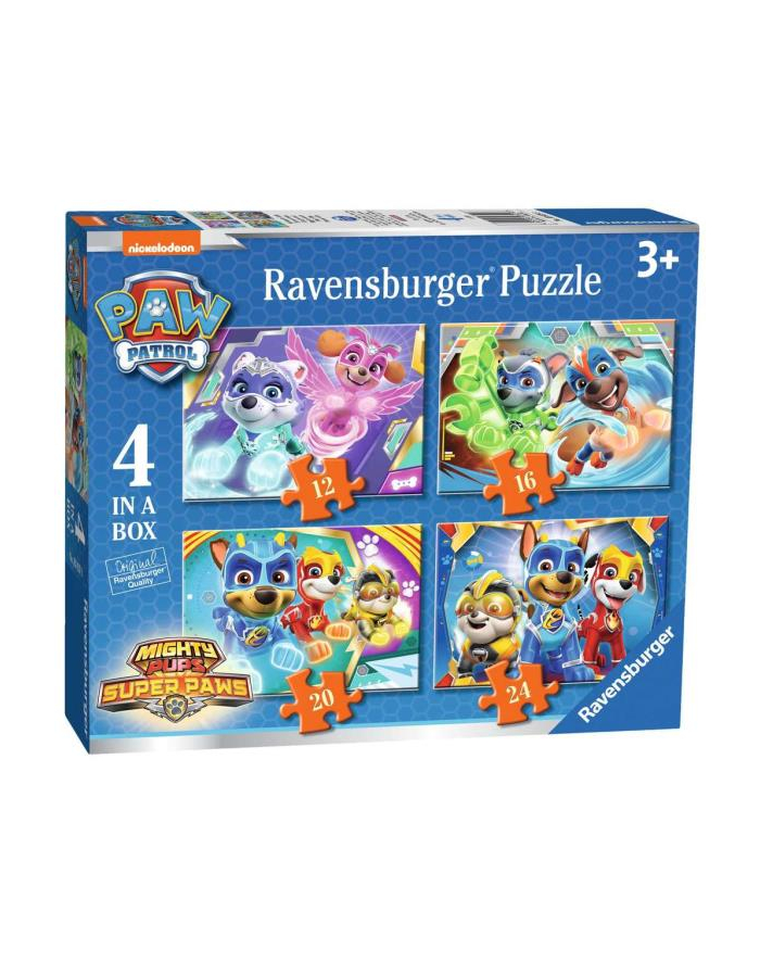 ravensburger Puzzle 4w1 Psi Patrol Potężne szczeniaki 030293 główny
