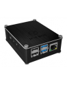 icy box ICYBOX Case for Raspberry Pi 4 Alu cover + mesh Black - nr 12