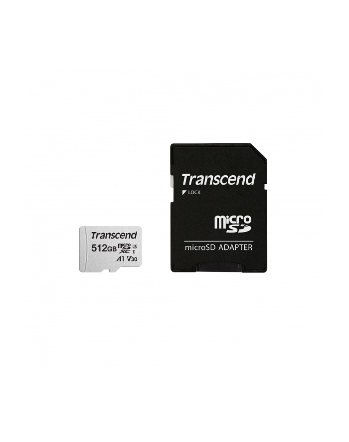 TRANSCEND 512GB microSD w/ adapter UHS-I U3 A1 główny