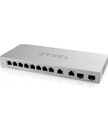ZYXEL XGS1010-12 8-Port Unmanaged MultiGig Switch with 8-Ports 1G 2-Ports 2.5G 2-Ports 10G SFP+