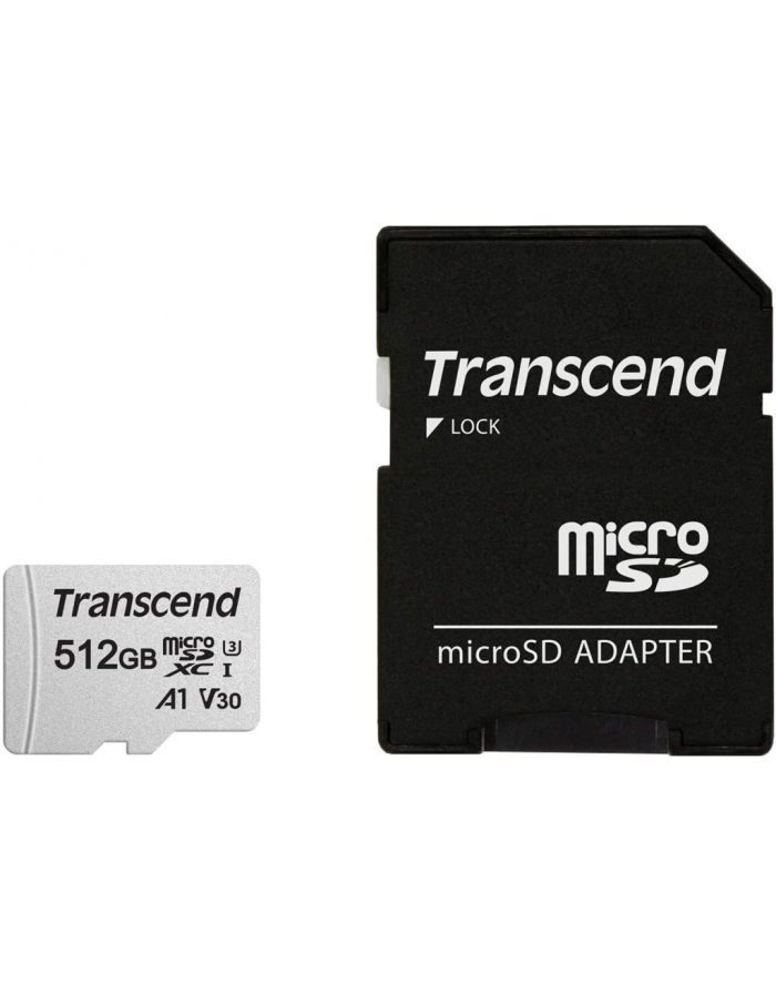 TRANSCEND 512GB microSD w/ adapter UHS-I U3 A1 główny