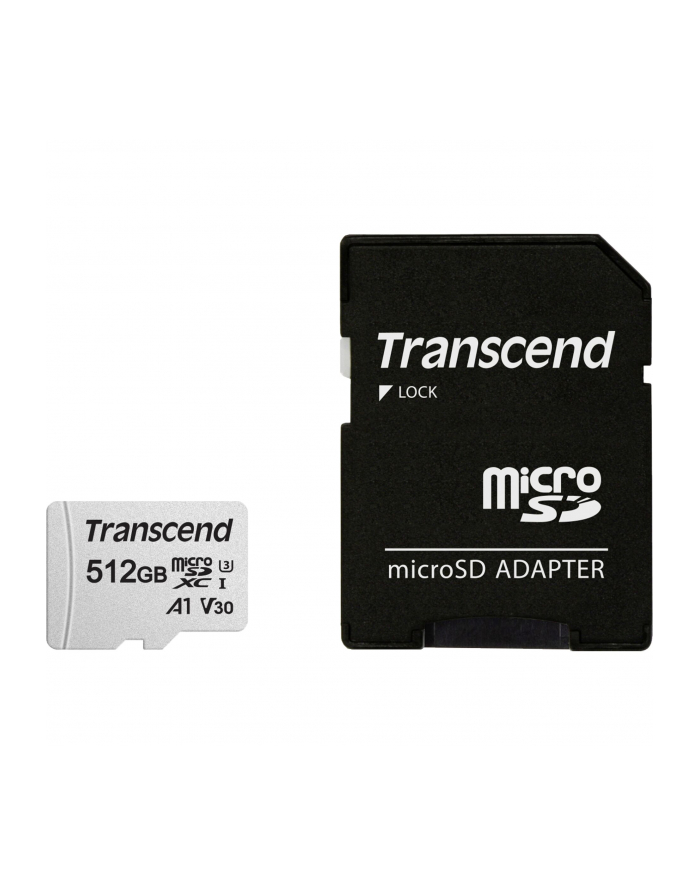 TRANSCEND 512GB microSD w/ adapter UHS-I U3 A1 główny