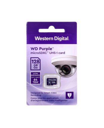 western digital WD Purple 128GB Surveillance microSD XC Class - 10 UHS 1