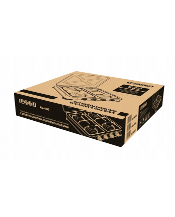 PROMIS KUCHENKA GAZOWA KG400C  4-PALNIKOWA  CZARNA