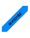 BROTHER P-Touch MK-531 black on blue 12mm - nr 10