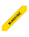 BROTHER P-Touch MK-631 black on yellow 12mm - nr 17