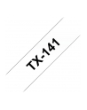 BROTHER P-Touch TX-141 black on clear 18mm - nr 7