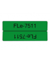 BROTHER FLE7511 21MMX45MM BLACK ON GRN FLAG TAPE - nr 8