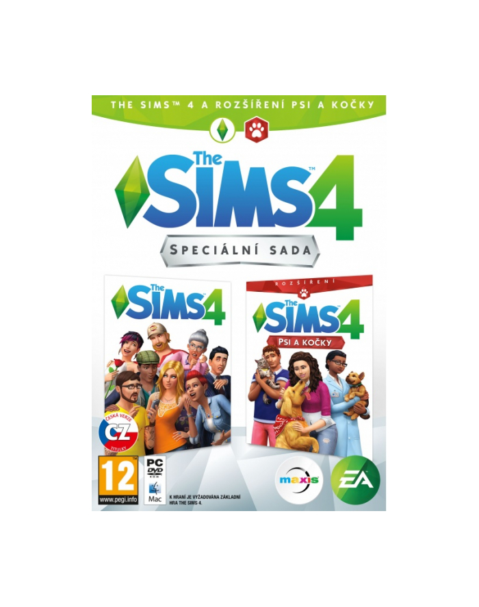 electronic arts EA THE SIMS 4 + CATS&DOGS (EP4) PC CZ główny