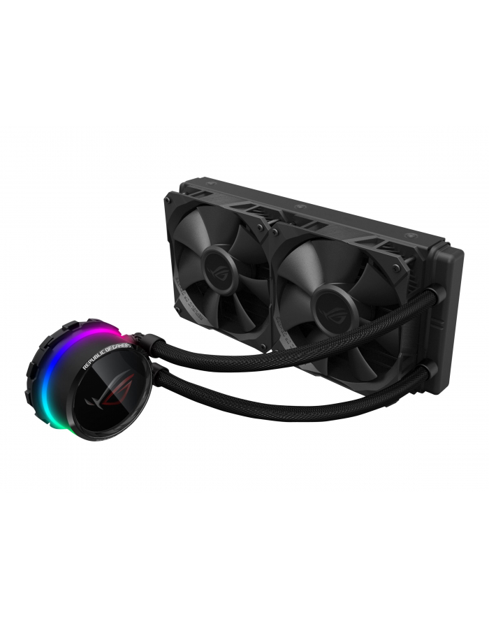 ASUS ROG RYUO 240 ROG Ryuo 240 all-in-one liquid CPU cooler color OLED Aura Sync ROG 240mm fan (P) główny
