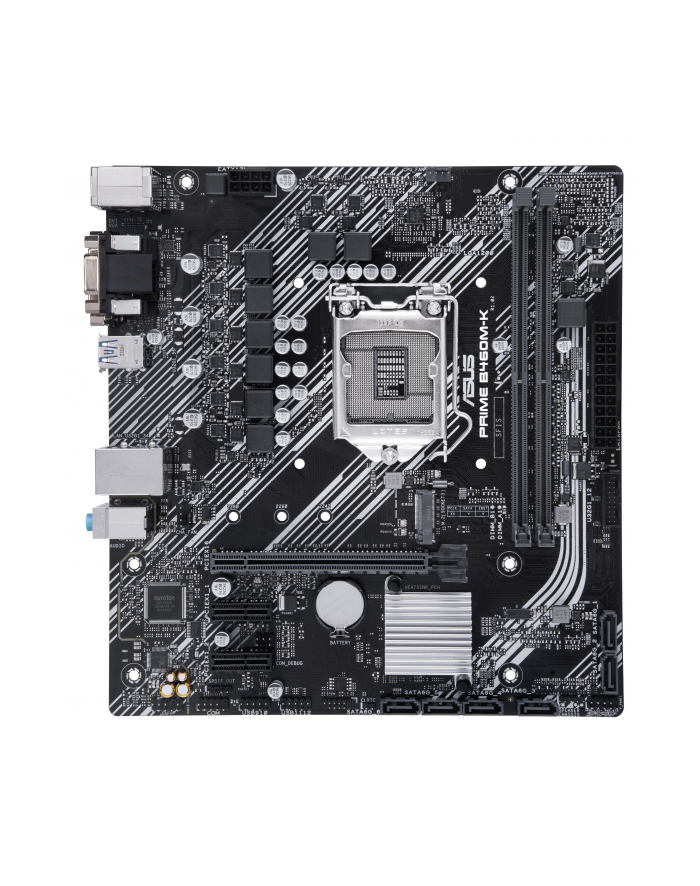 ASUS PRIME B460M-K Intel B460 LGA 1200 M.2 support DDR41 Gb Ethernet USB3.2 Gen 1 USB Type-A mATX motherboard główny