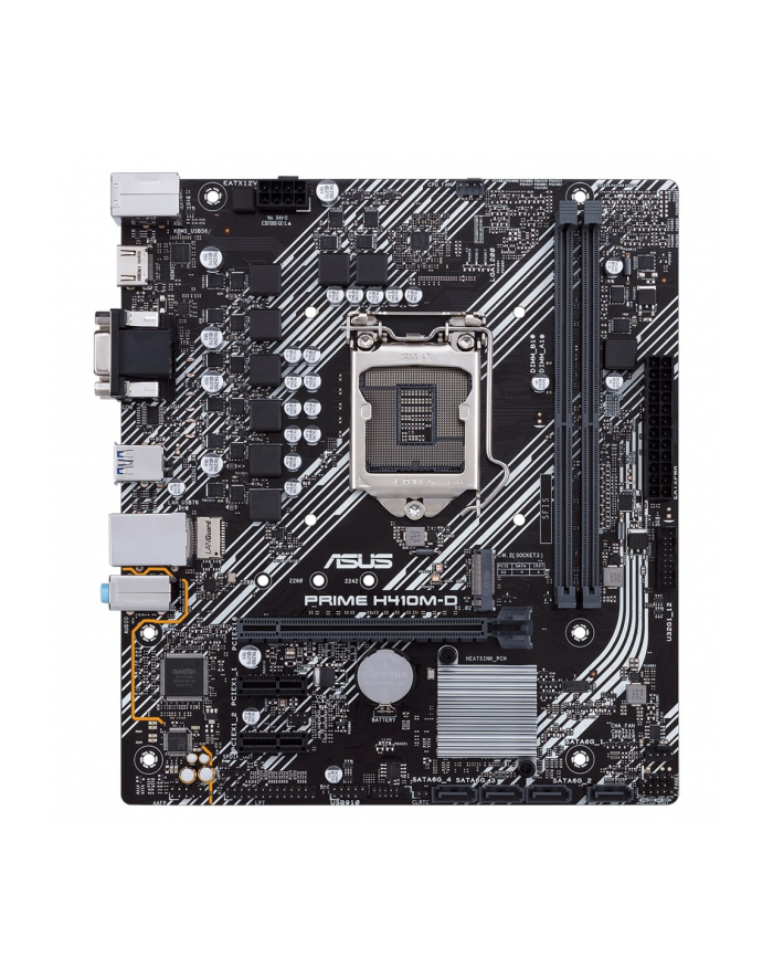 ASUS Intel PRIME H410M-D LGA 1200 mic-ATX motherboard with M.2 support główny