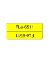 BROTHER FLE6511 21MMX45MM BLCK ON YELL FLAG TAPE - nr 3