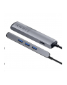 BASEUS ADAPTER HUB 6W1 USB-C NA 3X USB 3.0 CAHUB-J0G - nr 4