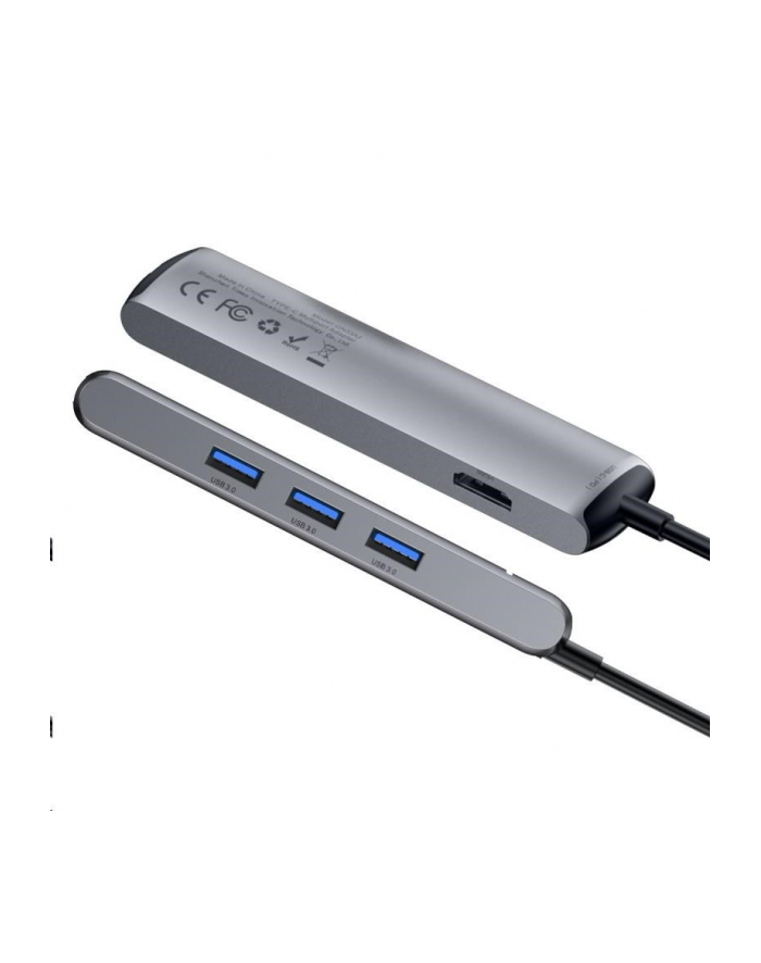 BASEUS ADAPTER HUB 6W1 USB-C NA 3X USB 3.0 CAHUB-J0G główny