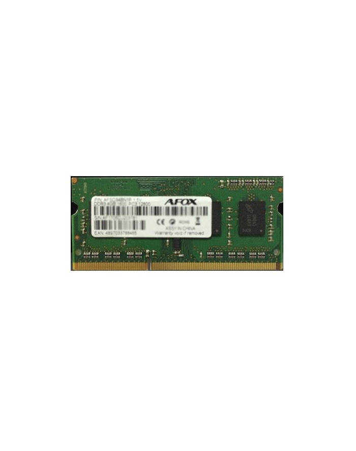 AFOX SO-DIMM DDR3 8GB 1600MHZ MICRON CHIP AFSD38BK1P główny