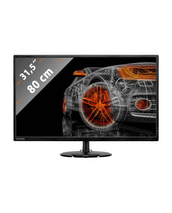 Monitor Lenovo D32q-20 315  16:9 2560x1440 4 ms 1000:1 HDMI  DP Raven Black
