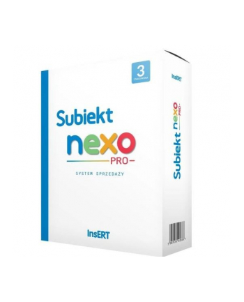 INSERT Subiekt nexo PRO 3 STANOWISKA (BOX) ESD