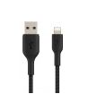 belkin Kabel Braided USB- Lightning 1m czarny - nr 1