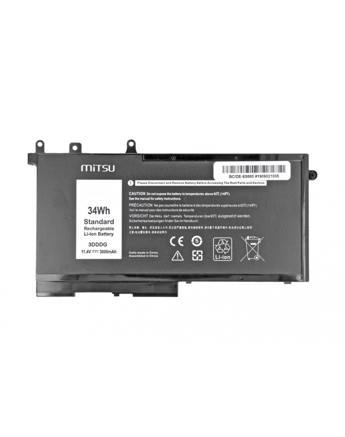 mitsu Bateria do Dell Latitude E5280, E5580 (3000 mAh 34 Wh     11.4 Volt) główny