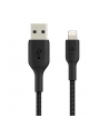 belkin Kabel Braided USB- Lightning 15cm czarny - nr 15