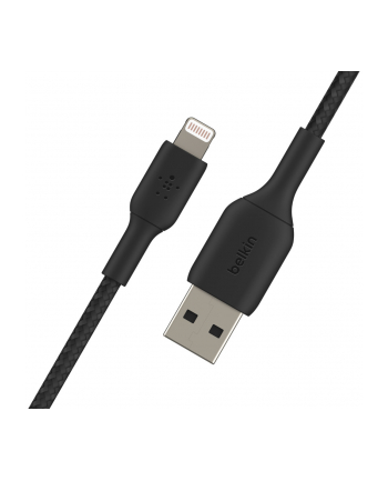 belkin Kabel Braided USB- Lightning 15cm czarny