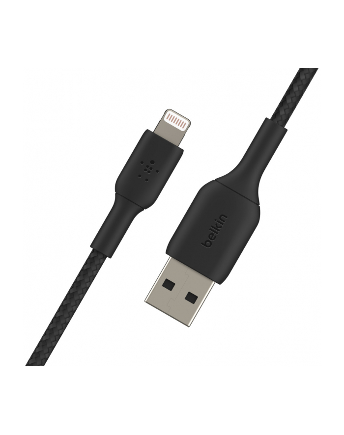 belkin Kabel Braided USB- Lightning 1m czarny główny