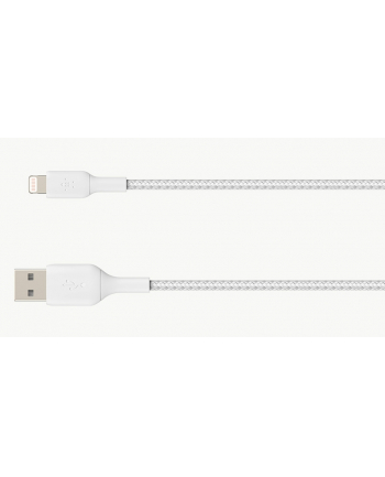 belkin Kabel Braided USB- Lightning 2m biały