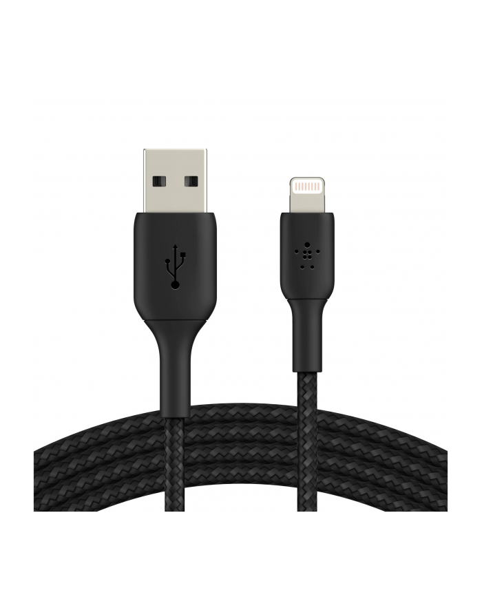 belkin Kabel Braided USB- Lightning 3m czarny główny