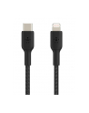 belkin Kabel Braided USB-C Lightning 1m czarny - nr 1